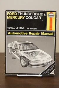 Haynes 1725 Ford Thunderbird and Mercury Cougar 1989-1990 Repair Manual - Picture 1 of 6