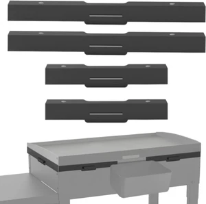 Schwerlast Stahl Windschutz für Blackstone 22" Grillplatte mit Magnetschild - Bild 1 von 11