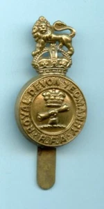 The Royal Devon Yeomanry R.F.A. Cap Badge - Foto 1 di 2