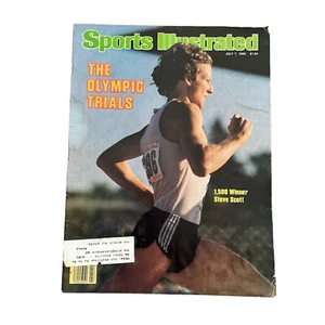 Sports Illustrated: July 1980 - The Olympic Trials - 1500 Winner Steve Scott - Picture 1 of 9