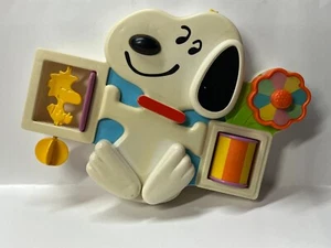 Vintage Hasbro Vorschule Peanuts Snoopy Baby interaktive Aktivität Krippe Spielzeug - Bild 1 von 8