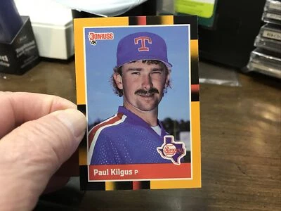 1988 Donruss Baseball's Best # 111 PAUL KILGUS RANGERS - Image 1 of 2