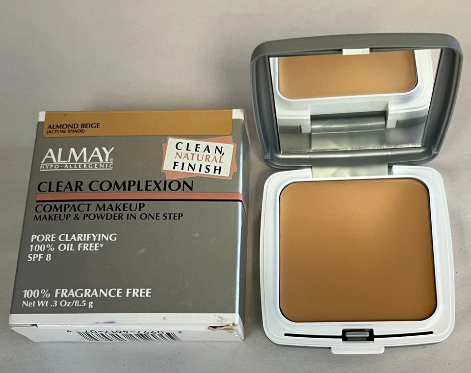 Almay Clear Complexion Blemish Healing Compact Makeup Almond Beige 07