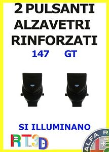 KIT 2 Pulsanti pulsantiera Alfa Romeo 147 GT pulsante tasto alzavetri luce