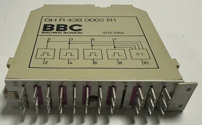 BBC Brown Boveri Rack Module / Módulo de expansión / GH R438 0002 R1 - Imagen 1 de 4