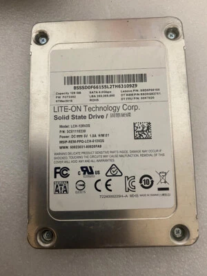 Lite-On LCH-128V2S 2.5" SSD 128GB SATA 6Gb/s Lenovo SSD0F66155 Solid State Drive - Image 1 of 2