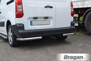 Barras de esquina trasera para adaptarse a Vauxhall Opel Combo E 2019 + accesorios traseros de acero inoxidable - Imagen 1 de 3