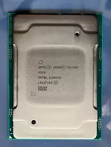 Intel Xeon Silver 4210 SRFBL 2.20GHz 13.75MB 10-Core LGA3647 CPU Processor - Picture 1 of 1