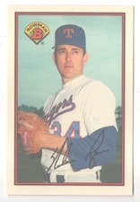 NOLAN RYAN 1989 Bowman Tiffany MLB card #225 * Texas Rangers *
