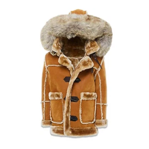 Jordan Craig Denali Shearling Boys Jacket Cognac 91589B-COGNAC - Picture 1 of 4
