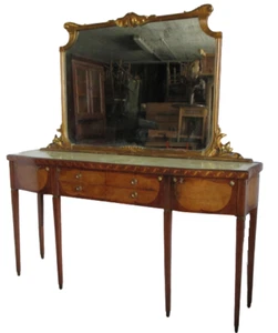 Credenza console sideboard vintage noce -- anni 50 60 - mobile sala modernariato - Foto 1 di 12