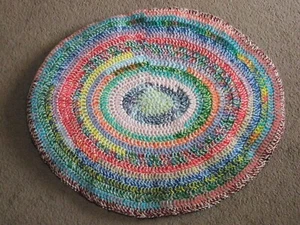Scrap Yarn Pet Mat crochet PATTERN INSTRUCTIONS - Picture 1 of 1