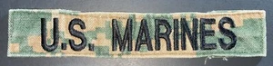 USMC Woodland Marpat US Marines Tape Sew-On Used Z9 - Picture 1 of 2