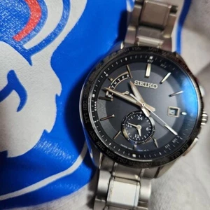 Reloj Hombre SEIKO Brights SAGA233 Titanio Cronógrafo Radiocontrolado Solar - Imagen 1 de 6