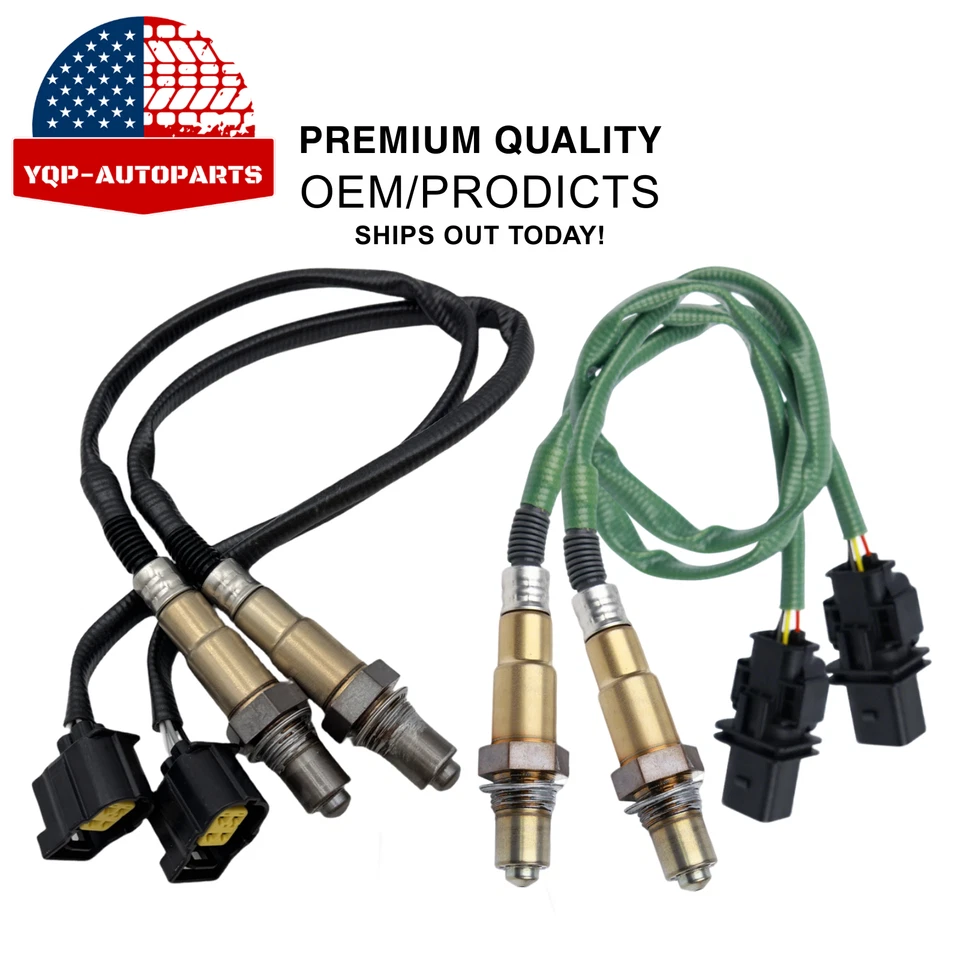 4PCS Up&Downstream Oxygen O2 Sensor OEM For Mercedes-Benz ML350 R350 S550 GL450 - Image 1 of 4