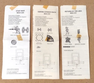 Star Wars Micro Games Instructions: Star Wars/Empire Strikes Back/Return Jedi - Picture 1 of 5