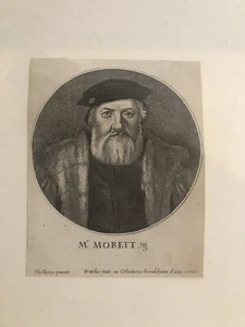  Wenzel HOLLAR."Charles de Solier de Morette" PRAG 1647 Radierung.PIEMONT - Bild 1 von 6
