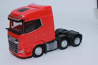 Herpa 318983 Red DAF XG Tractor 3achs H0 Traffic Red 1:87 New Original Packaging - Image 1 of 4
