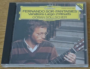 CD Fernando Sor: Variations Largo 2 Minuets - Göran Söllscher - Foto 1 di 1