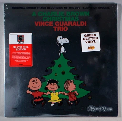 Peanuts - A Charlie Brown Christmas (2021) [SEALED] GREEN Colored Vinyl LP - Image 1 of 2