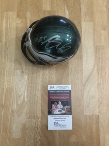 LESEAN MCCOY AUTOGRAPHED Signed PHILADELPHIA EAGLES MINI HELMET Jsa Coa - Picture 1 of 4