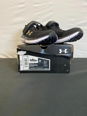 Zapatillas deportivas Under Armour UA GPS Assert 10 AC para niñas negras talla 3 años Foto 1 de 4