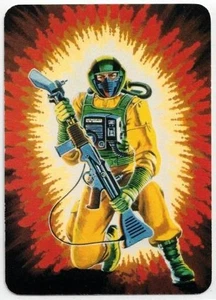 GI Joe Action Cards 1986 Hasbro: Card #20 Airtight - Hostile Environment - Picture 1 of 1