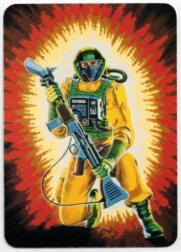 GI Joe Action Cards 1986 Hasbro: Card #20 Airtight - Hostile Environment - Image 1 of 1