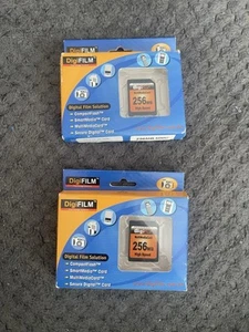 DigiFilm 256MB CF Card x2 - Picture 1 of 5