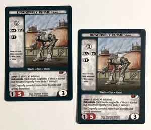 Dragonfly Prime Viper (2) Battletech CCG Unlimited 'Mech - Picture 1 of 1