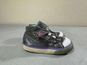 SEE KAI RUN KIDS SILVER WHITE PURPLE SNEAKERS TODDLER SIZE 5 - Picture 1 of 3
