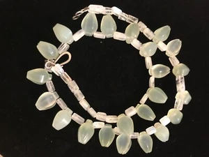 COLLAR GARGANTILLA CUENTAS PIEDRA LUNAR - Imagen 1 de 4