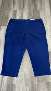 Chico’s Zenergy size 20 or Chico’s size 4 blue Capri crop pants 24” inseam - Picture 1 of 16