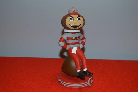 Brutus Buckeye Ohio State Buckeyes Riding Bobblehead NCAA Licensed FOCO Cover