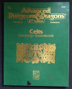 1992 AD&D 2nd Edition Celts Campaign Sourcebook Historical Reference 9376 TSR  - Picture 1 of 3