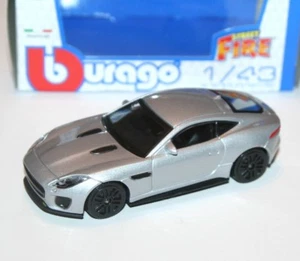 Burago - JAGUAR F-TYPE R (silber) - Modell "Street Fire" Maßstab 1:43 - Bild 1 von 1