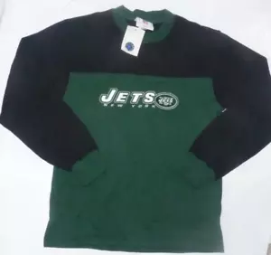 NEW NFL NY Jets Football Crew Fleece Sweatshirt Youth Boys L Large 14 16 NWT - Picture 1 of 1
