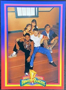 Saban 1994 Mighty Morphin Power Rangers Rookie Card #2 Taking A Break RC VTG 90s - Bild 1 von 2
