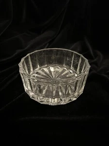 Vintage Waterford ? Small 4” Clear Crystal JewelryTrinket Candy Dish FR SHP - Picture 1 of 5