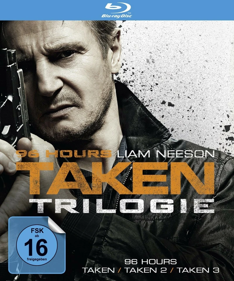 96 HOURS-TAKEN 1-3 BD 3 BLU-RAY NEW  - Image 1 of 2