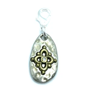 Brighton GRATEFUL Art & Soul Cross Crystal Blessed Saying Custom  Charm - Picture 1 of 6