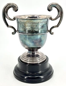 Old Antique Silver Plated THE MANOR OF BRANCASTER CHALLENGE CUP 1921 Norfolk - Picture 1 of 15