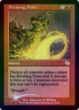 Breaking Point - Foil New MTG Judgment Magic 6GY