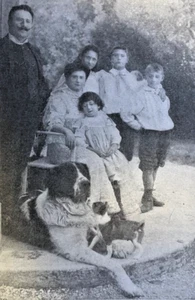 1908 Musician Signor Alessandro Bonci and Family - Picture 1 of 2