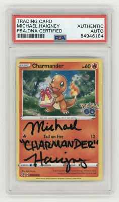 PSA Signed Micheal Haigney Charmander Sword & Shield SWSH232 Holo Promo - Image 1 of 2