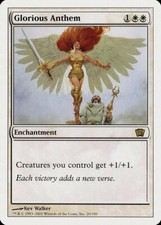 Glorious Anthem 8th Edition NM White Rare MAGIC THE GATHERING CARD ABUGames