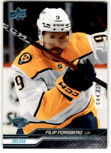 2023-24 Upper Deck Deluxe Filip Forsberg /250 #106 Nashville Predators