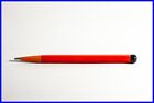 Großer 1920er Dreh Bleistift Orange ROT Schwarz Oktagonal f 1,8 mm Mine