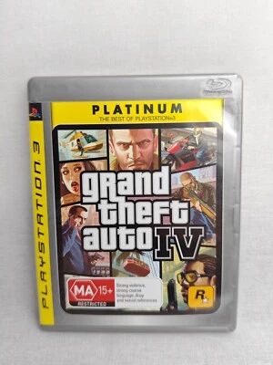 Grand Theft Auto 4 PS3 - GTA 4 PAL Playstation 3 Game Complete w Map & Manual - Image 1 of 4