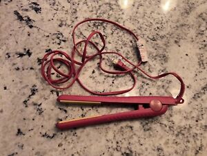 Herstyler  Colorful Seasons Ceramic Flat Iron 1 Inch ⭐⭐⭐⭐⭐ RED COLOR